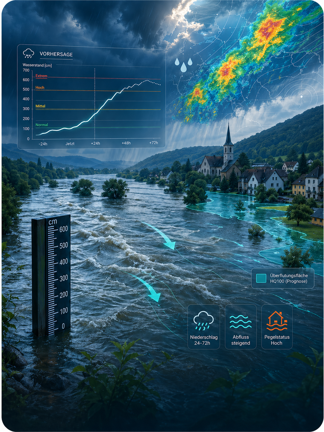 Hochwasserprognosen